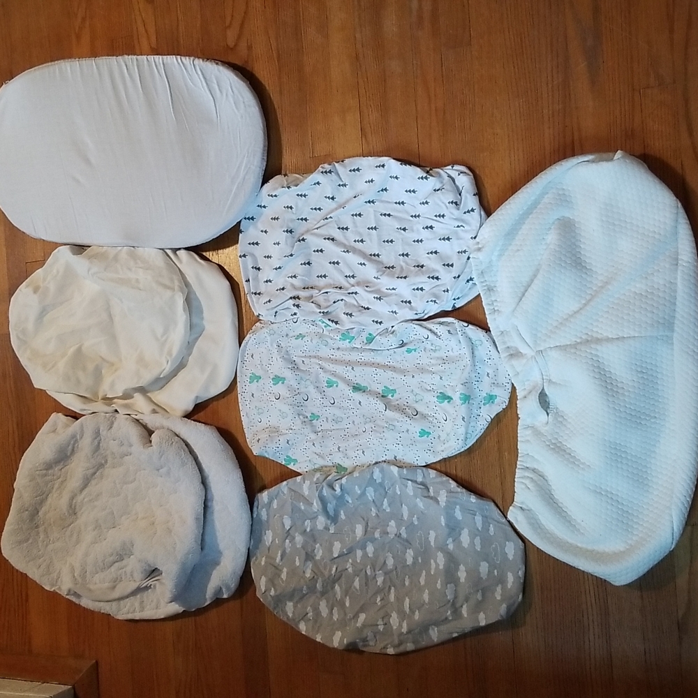 Moses basket bedding lot